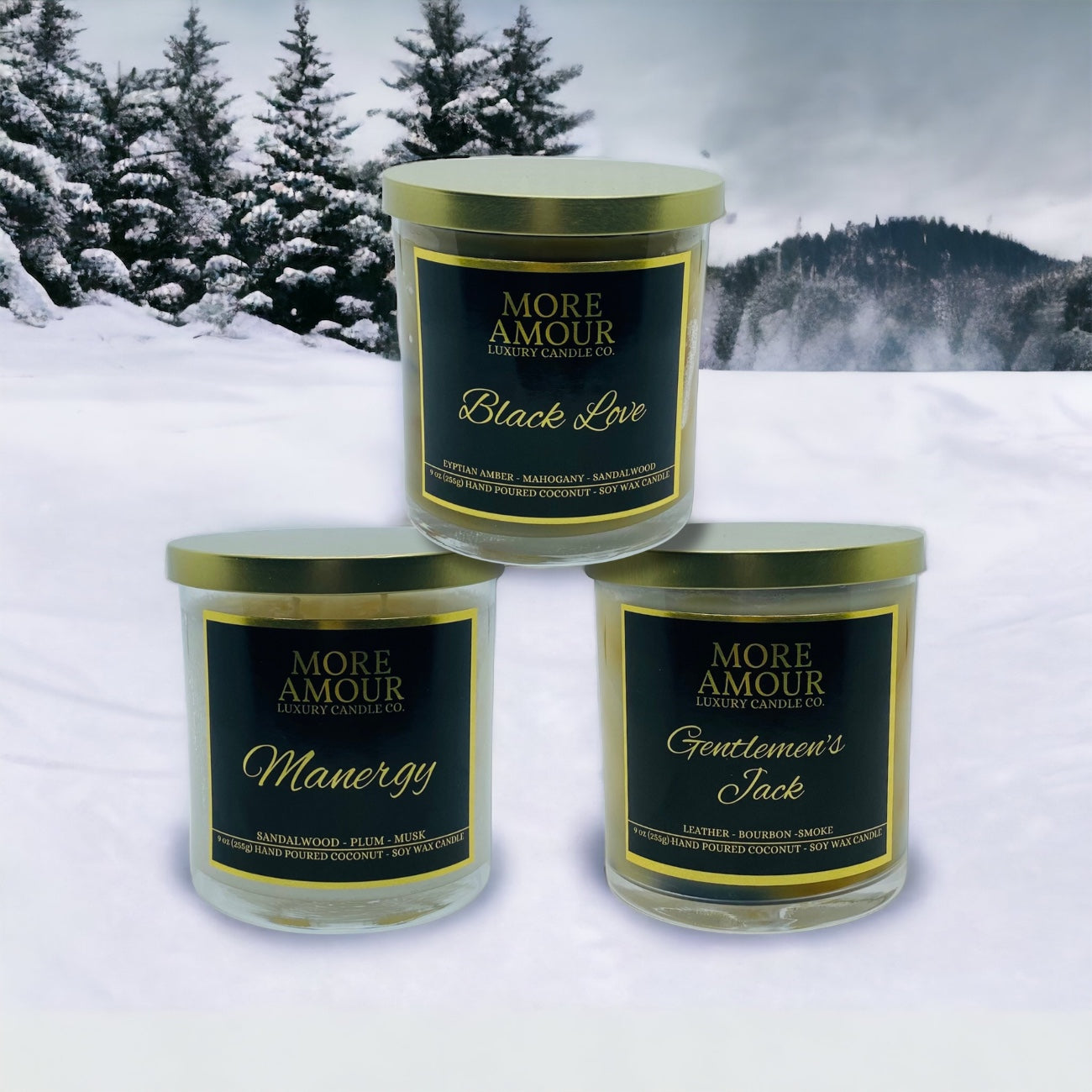 Masculine Lovers: 3 Pack Candle Bundle